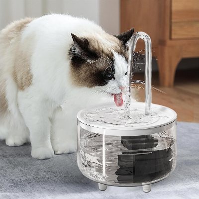 Fontaine à Eau Pour Chat - CatDrinker™ - Tube Transparent