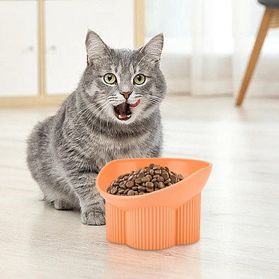 Gamelle pour chat - Anti-tipCatBowls™ - Rose orange