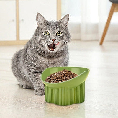 Gamelle pour chat - Anti-tipCatBowls™ - Vert