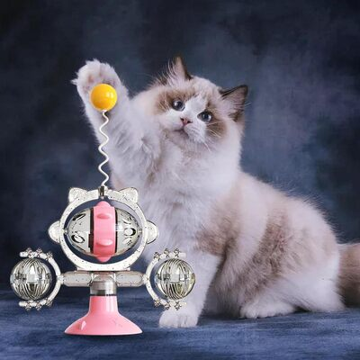 Distributeur de Croquettes - WhirlCatFeeder™ - Rose