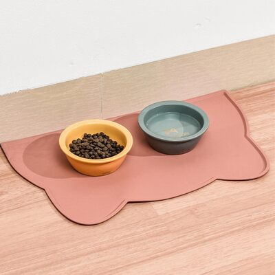 Tapis en Silicone - KittyPlacemat™ - Rose