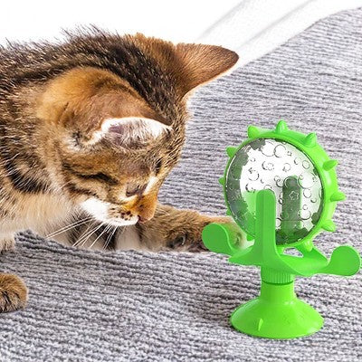 Distributeur de Croquettes - WhirlCatFeeder™ - Vert