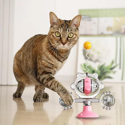 Distributeur de Croquettes - WhirlCatFeeder™ - Rose