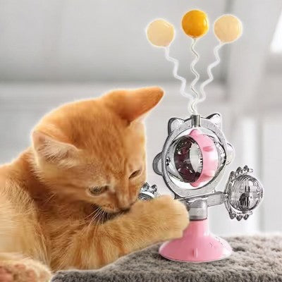 Distributeur de Croquettes - WhirlCatFeeder™ - Rose