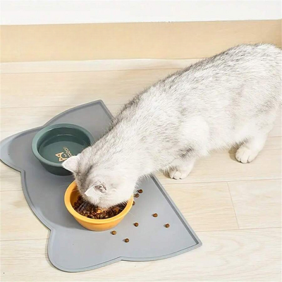 Tapis en Silicone - KittyPlacemat™ - Gris