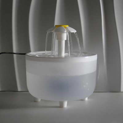 Fontaine à Eau Pour Chat - CatDrinker™ - Fleuron Blanc