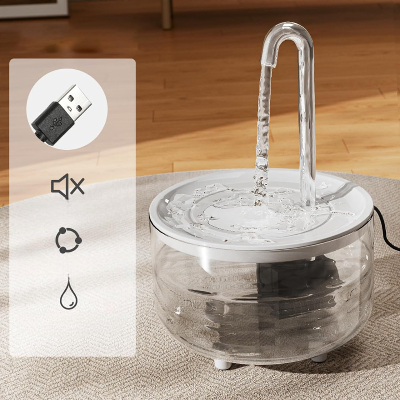 Fontaine à Eau Pour Chat - CatDrinker™ - Tube Transparent