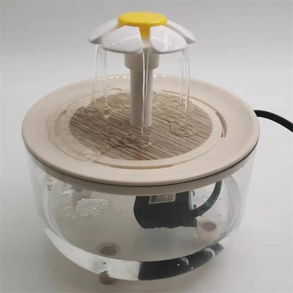 Fontaine à Eau Pour Chat - CatDrinker™ - Bois Transparent