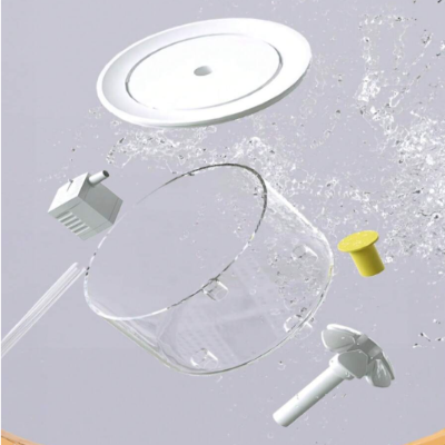 Fontaine à Eau Pour Chat - CatDrinker™ - Blanc Transparent