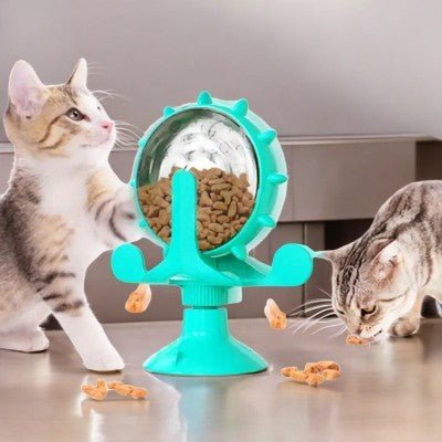 Distributeur de Croquettes - WhirlCatFeeder™ - Bleu - SPECIAL CHAT