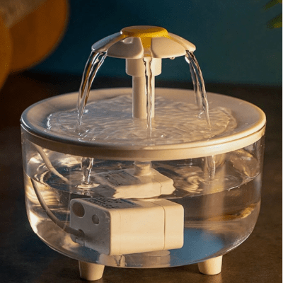 Fontaine à Eau Pour Chat - CatDrinker™ - Blanc Transparent - SPECIAL CHAT