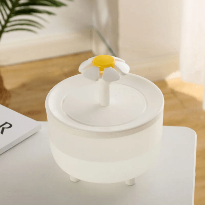 Fontaine à Eau Pour Chat - CatDrinker™ - Fleuron Blanc - SPECIAL CHAT