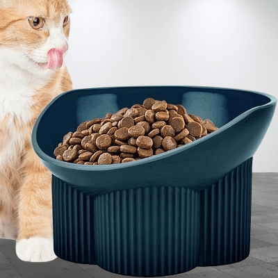 Gamelle pour chat - Anti - tipCatBowls™ - Bleu vert - SPECIAL CHAT