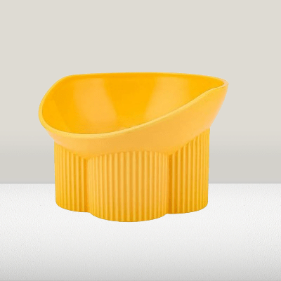 Gamelle pour chat - Anti - tipCatBowls™ - Jaune - SPECIAL CHAT