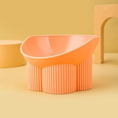 Gamelle pour chat - Anti - tipCatBowls™ - Rose orange - SPECIAL CHAT