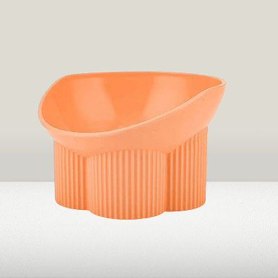 Gamelle pour chat - Anti - tipCatBowls™ - Rose orange - SPECIAL CHAT