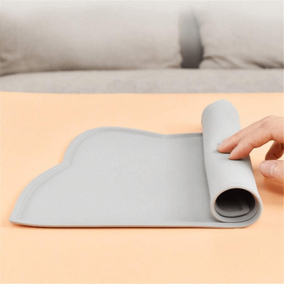 Tapis en Silicone - KittyPlacemat™ - Gris - SPECIAL CHAT